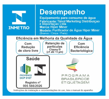 Selo Oficial de Desempenho INMETRO — Hiper Miner